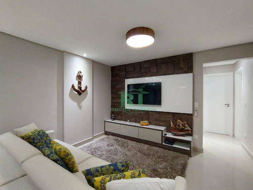 Imagem 3 de 30 de Apartamento Moderno, Varanda Gourmet, 3 Dormitórios, 2 Vagas, Área De Lazer, Pitangueiras, Guarujá/sp - Ap5235