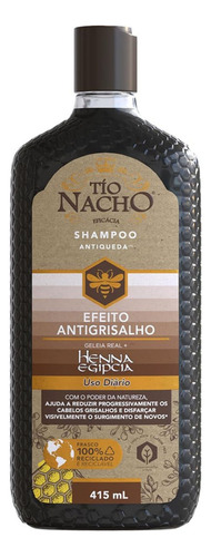 Shampoo Antiqueda Tio Nacho Efeito Antigrisalho 415ml