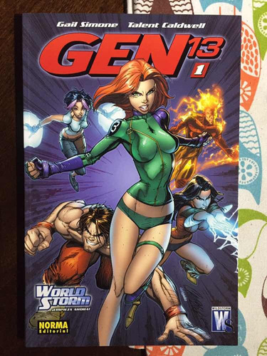 Gen 13 World Storm Saga Completa 4 Tomos Editorial Norma