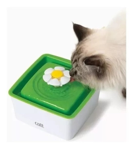 Bebedero Mini Flower Automatico Para Gatos 1,5 Litros Catit