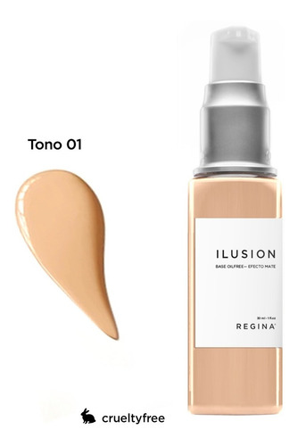 Ilusion Base De Maquillaje Matificante Oil Free Regina