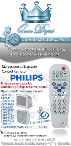 Control Remoto Para Philips Tv Con Garantia El Mejor