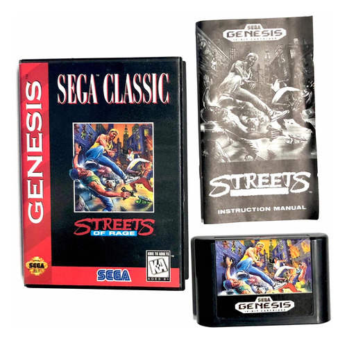 Streets Of Rage 1 - Juego Original Para Sega Genesis Classic