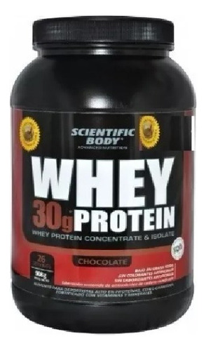 Whey Protein 908 Grs Scientificbody Sabor Chocolate