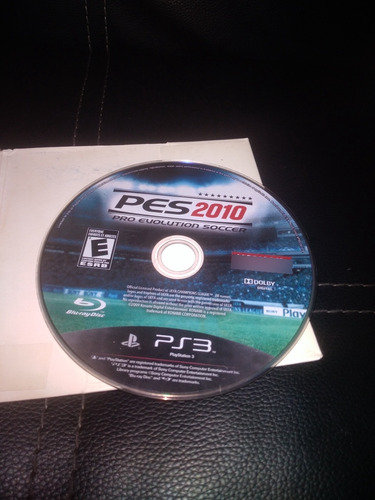 Pes 2010, Solo Disco, Ps3