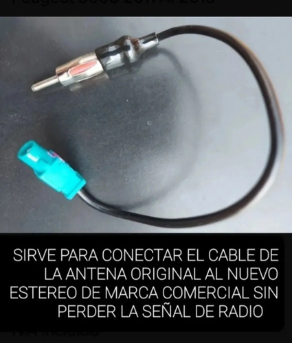 Cable Adaptador Antena Estereo Vw Crafter 2010 Al 2021