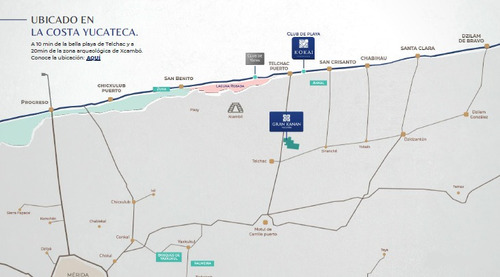 Imagen 5 de 30 de Lotes Premium En Venta En La Zona De Telchac Puerto Al Nor
