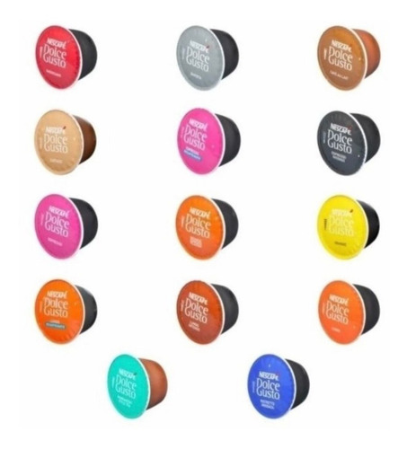Imagen 2 de 2 de Cápsulas Café Dolce Gusto Nescafé Variedad De Sabores 48 Pza