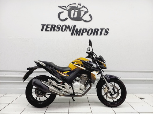 Imagem 2 de 7 de Honda Cb Twister Abs Amarelo 2020/2020