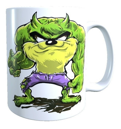 Taza Hulk Version Tazmania Demonio Taz