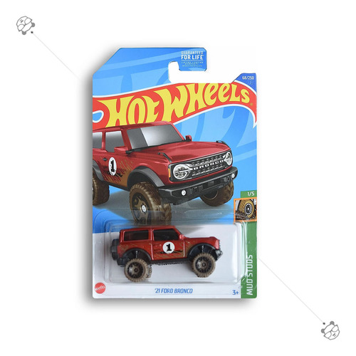 Hot Wheels Ford Bronco 2021 Mud Studs / 1:64