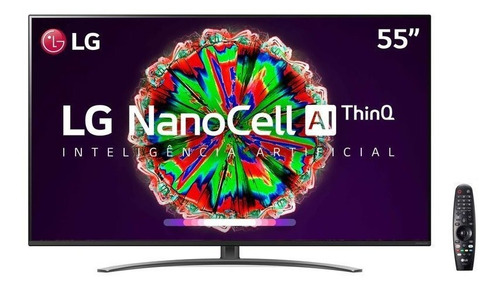 Imagem 1 de 7 de Smart Tv Ultra Hd Led 55 LG, 4k, 4 Hdmi, 2 Usb, Wi-fi