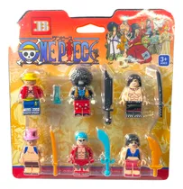 Comprar Set 6 Minifiguras One Piece Luffy Bloques De Construcción