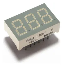 Comprar 4 Displays 7 Segmento 0.36 Triple Anodo Comun Verde 22x14