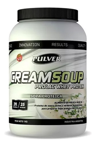 Cream Soup Pulver 1k. Sopa Proteica Prolac Whey Protein
