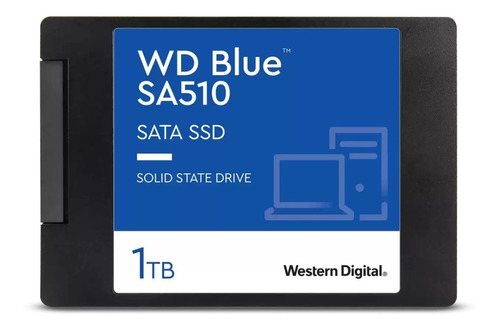 Disco Sólido Interno Western Digital  Wds100t3b0a 1tb Azul