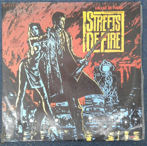 Vinilo Banda De Sonido Streets Of Fire 1984 Linea Platino.