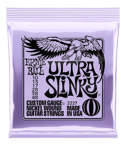 Cuerdas Guitarra Eléctric Ernie Ball Ultra Slinky 10-48 2227