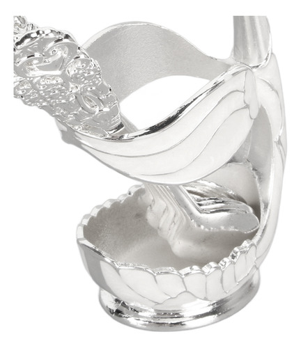 Juego De Cubiertos Swan, Soporte Plateado Para Vajilla, Sopo