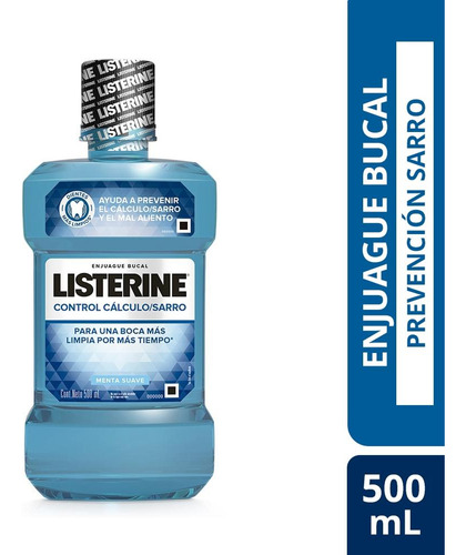 Enjuague Bucal Listerine® Control Sarro X 500 Ml