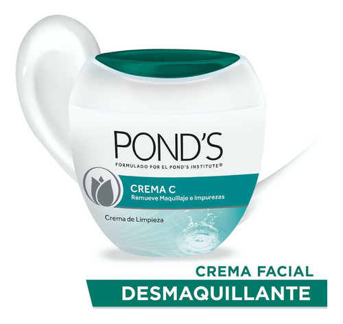 Crema Facial Pond's C Remueve Maquillaje E Impurezas 185g