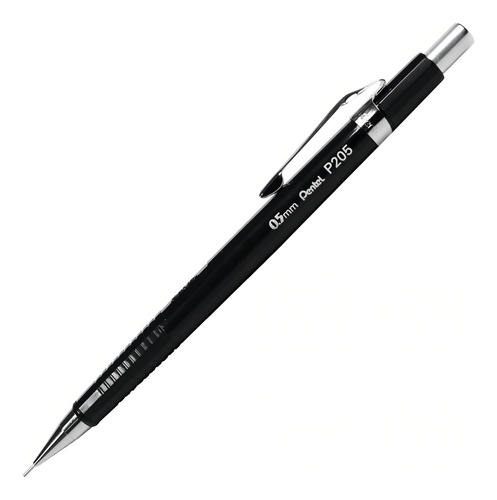 Lapiseira 0.5 Preta + Grafite 0.5 E Borracha Soft - Pentel