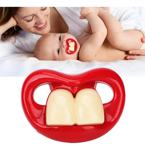 Nuevo Chupete For Bebés, Divertido, Con Forma De Diente De