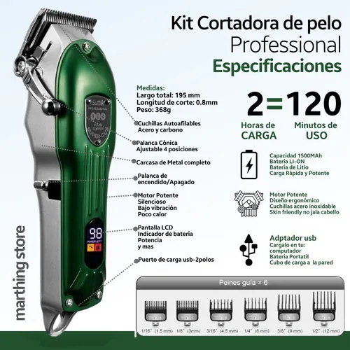 Cortadora de pelo con palanca sale