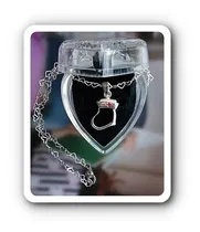 Comprar Cadena De Corazones Y Dije De Cofia Enfermera Plata Solida