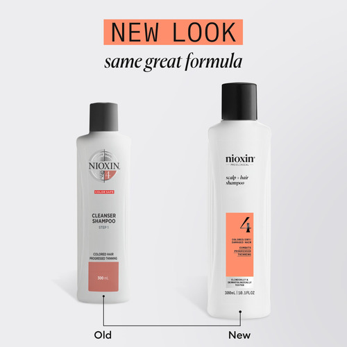 Shampoo Nioxin System 4 Scalp + Espessamento De Cabelo 300ml