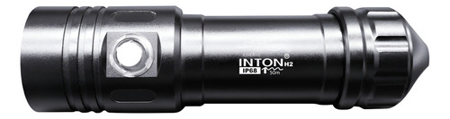 Lanterna De Mergulho Pesca Inton H2 Ip68 50m Bateria Extra