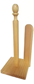 Porta Papel Toalla Para Cocina Rollmaster En Madera Natural