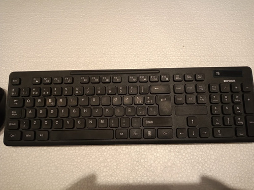 Kit Teclado Y Mouse Inalámbrico Tophouse Negro Negro (Usado)