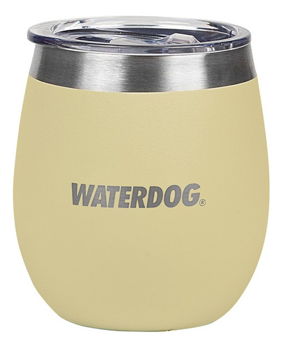 Set Matero Waterdog Termo 750ml + Copon 240ml Doble Pared Amarillo