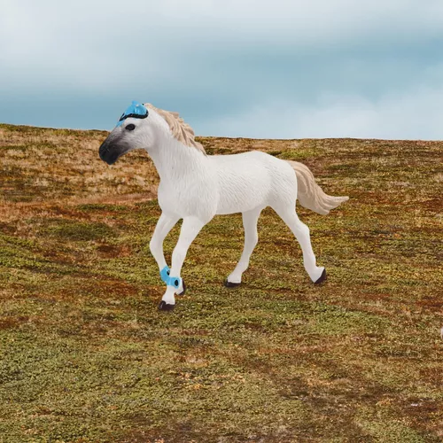 Modelo de cavalo, estatueta de cavalo vívido realista portátil