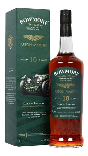 Imagen 1 de 9 de Whisky Bowmore 10 Años Aston Martin 700ml En Estuche