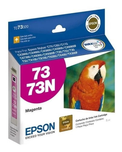 Cartucho Epson To73320 Magenta Original