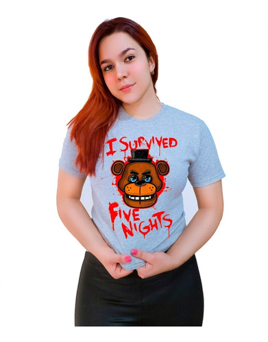 Polera Five Nights At Freddy's Video Juego Exclusivo C-758