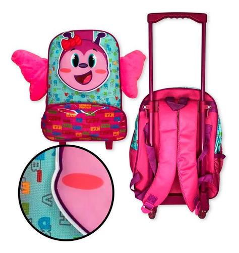 Mochila Infantil Escolar Borboleta Escolar Personalizada