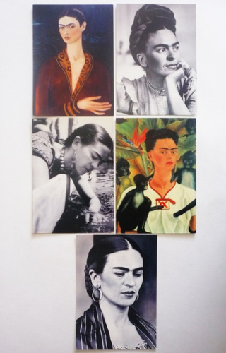 5 Tarjetas Postales Frida Kahlo Numero 5 
