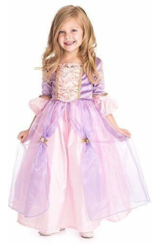 Disfraz Princesa Rapunzel Deluxe (1-3 Años) - Lavable A Máquina, Sin Brillo