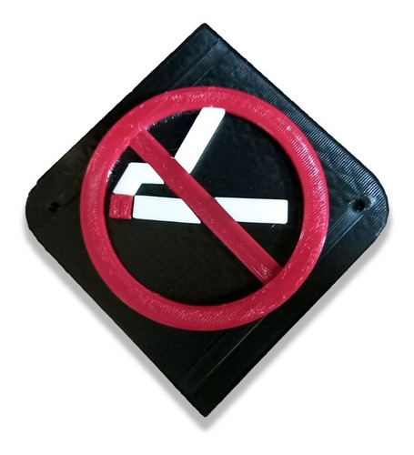 Señalamiento Letrero De No Fumar, Señal De Plástico