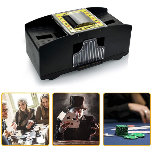Automatic Card Shuffler For 1-6 Deck Cards Usb/battery