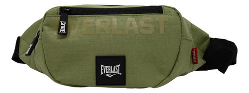 Canguro Bold Negro Everlast Color Verde Diseño De La Tela Liso