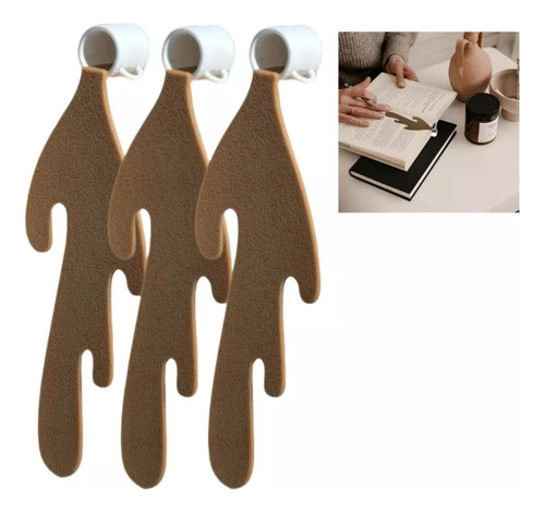 Zy 3pc Marcadores Café Derramado Regalo De Marcadores