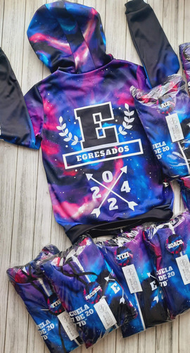 Campera + Remera Egresados Primaria Secundaria Combo 2