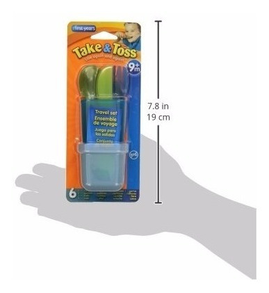 Juego De Cubiertos Para Niños Con Estuche - Take & Toss