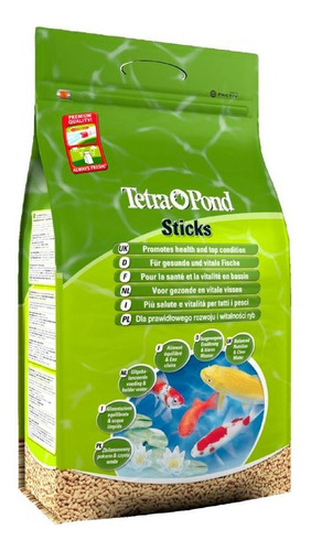 Alimento para peces agua fría estanque Tetra Pond sticks 4200gr 4.2kg