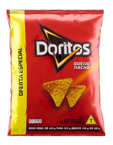 Doritos Gigante 10 Pacotes Com 300g Cada Total 3.kg O Melhor
