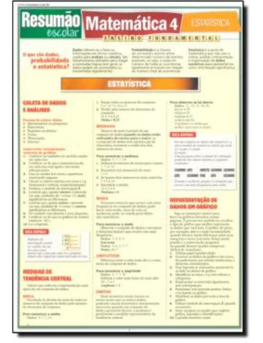 Matematica 4 - Estatistica